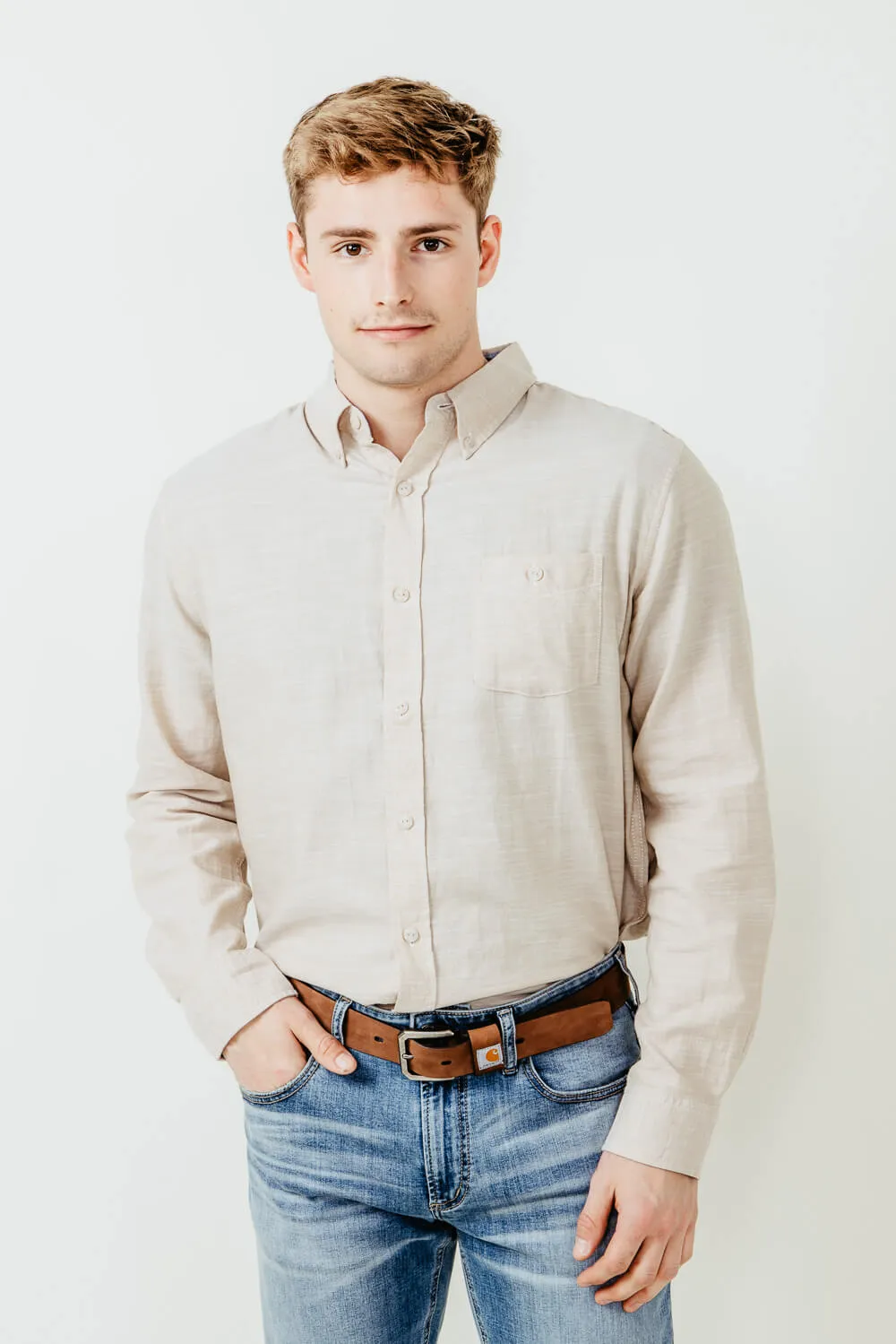 Weatherproof Vintage Country Twill Shirt for Men in Brown | S2485503GK-STARFISH sold by Glik’s