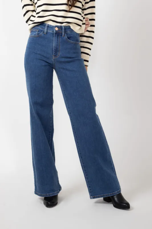 Judy Blue High Rise Vintage Wide Leg Jeans for Women | 82553-MD sold by Glik’s