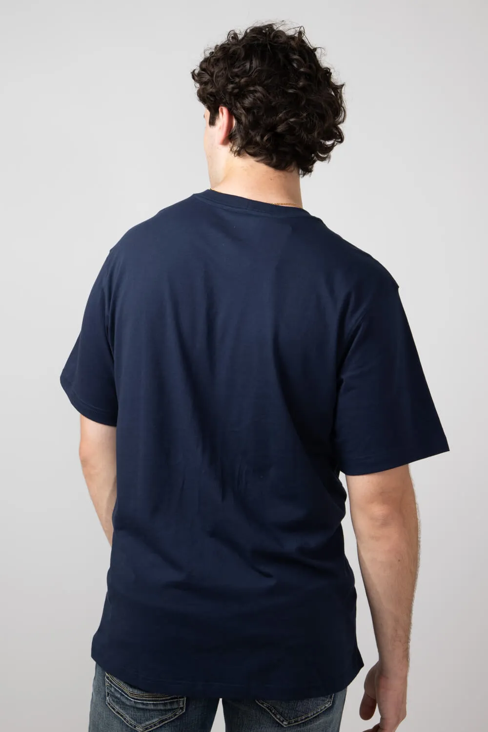 Carhartt Relaxed Fit Lightweight Logo Graphic T-Shirt for Men in Navy | 106538-I26-NVY sold by Glik’s product image thumbnail 5