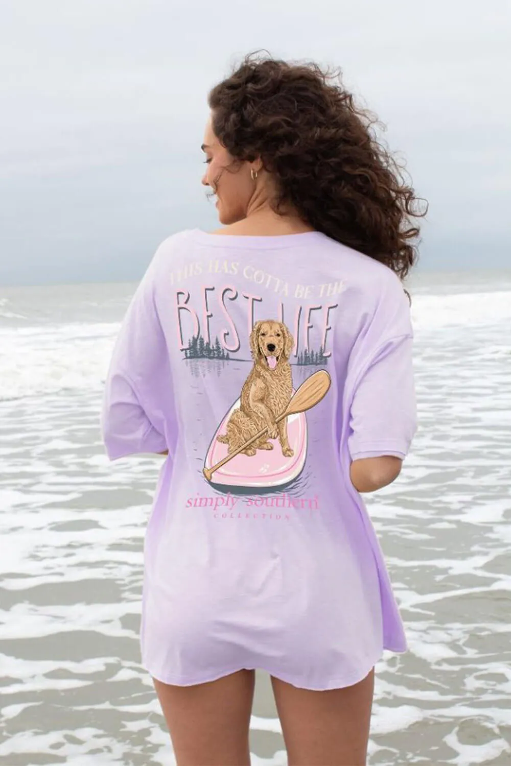 Simply Southern Best Life T-Shirt for Women in Purple | SS-BESTLIFE-ASTER sold by Glik’s
