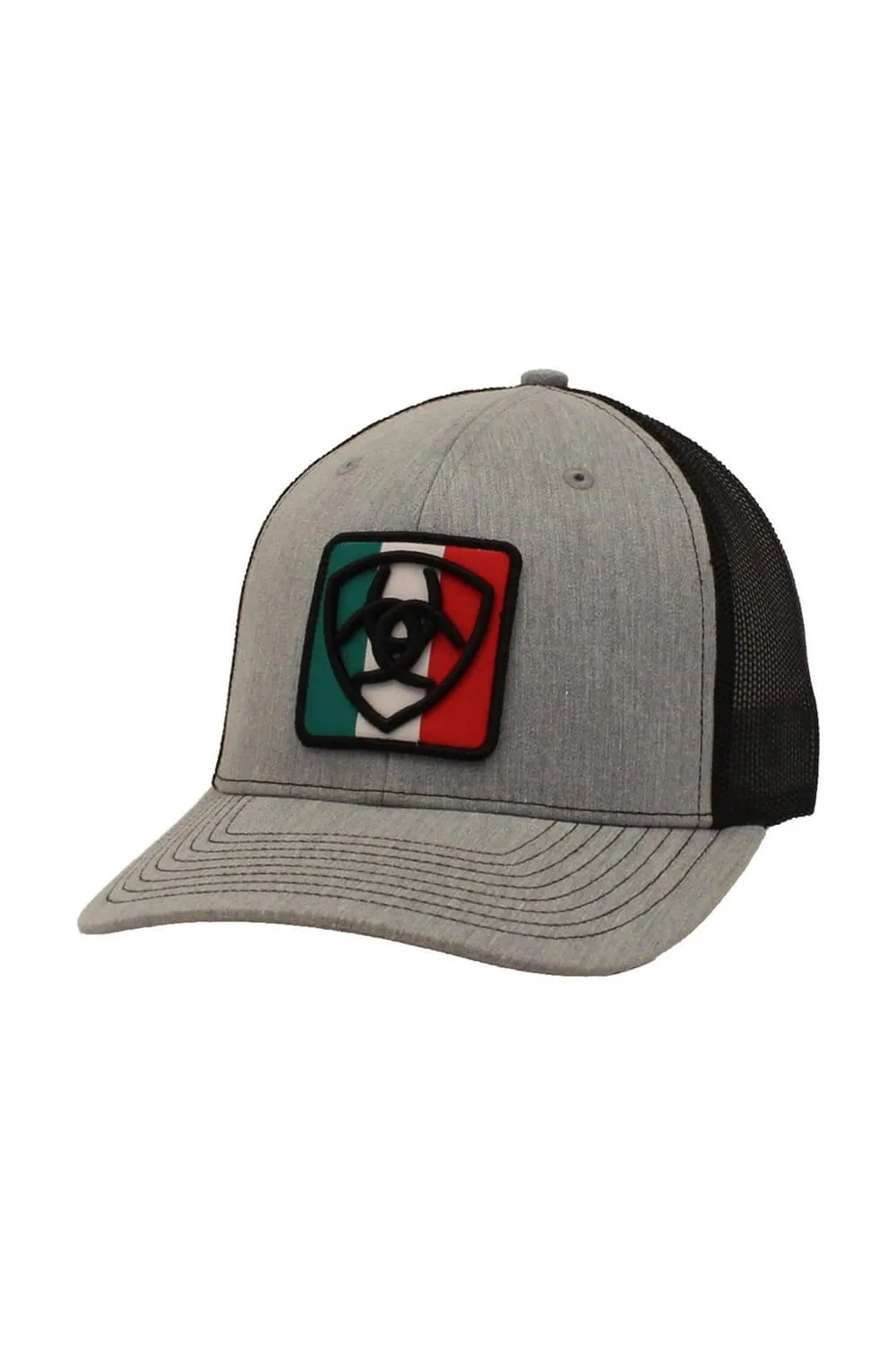 Ariat Mexican Flag Shield Cap for Men in Grey | A300048006 sold by Glik’s