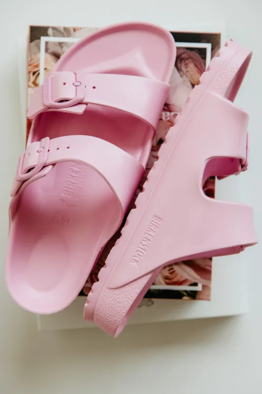 Birkenstock Arizona EVA Sandals for Women in Fondant Pink | 1027355 sold by Glik’s