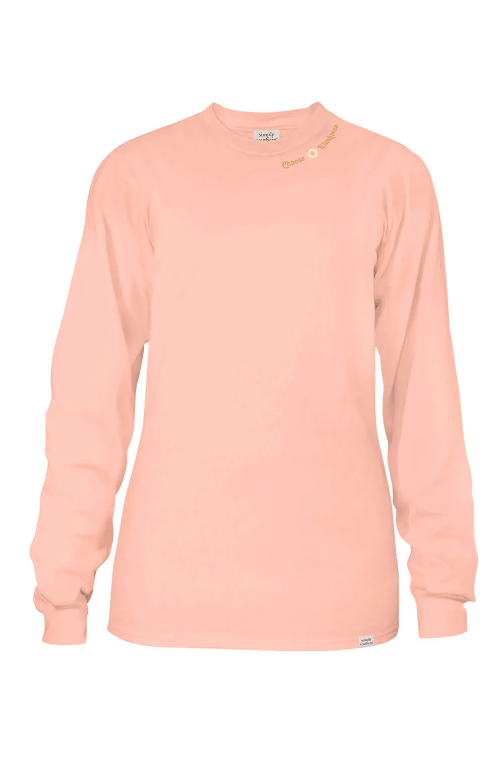 Simply Southern Long Sleeve Kind Word T-Shirt for Women in Reef | LS-KIND-REEF sold by Glik’s product image thumbnail 2