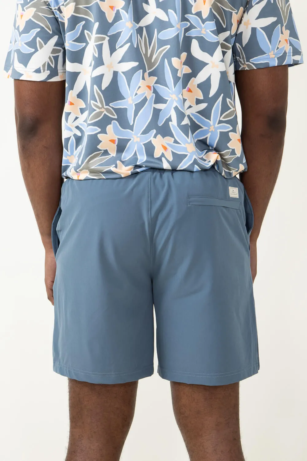 Simply Southern Tropical Lined Shorts for Men in Blue | PP-0124-MN-LINEDSHORT-TROP sold by Glik’s product image thumbnail 3