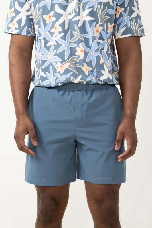 Simply Southern Tropical Lined Shorts for Men in Blue | PP-0124-MN-LINEDSHORT-TROP sold by Glik’s