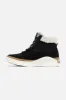 Sorel Out N About IV Mid Sneakers for Women in Black Sea Salt | 2088201-010 sold by Glik’s