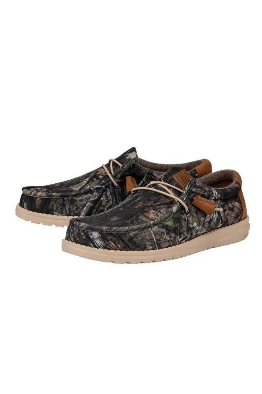 HEYDUDE Men’s Wally Mossy Oak Country DNA Shoes in Camo | 40787-960 sold by Glik’s