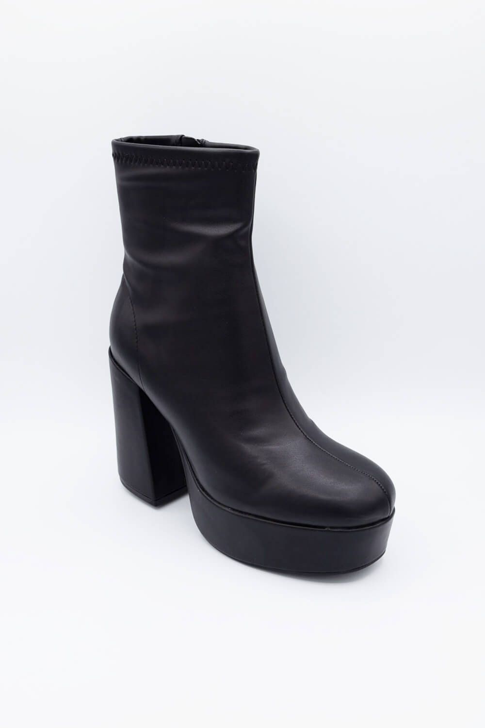 Soda Assign Platform Booties for Women in Black | ASSIGN-S BLACK sold by Glik’s product image thumbnail 3