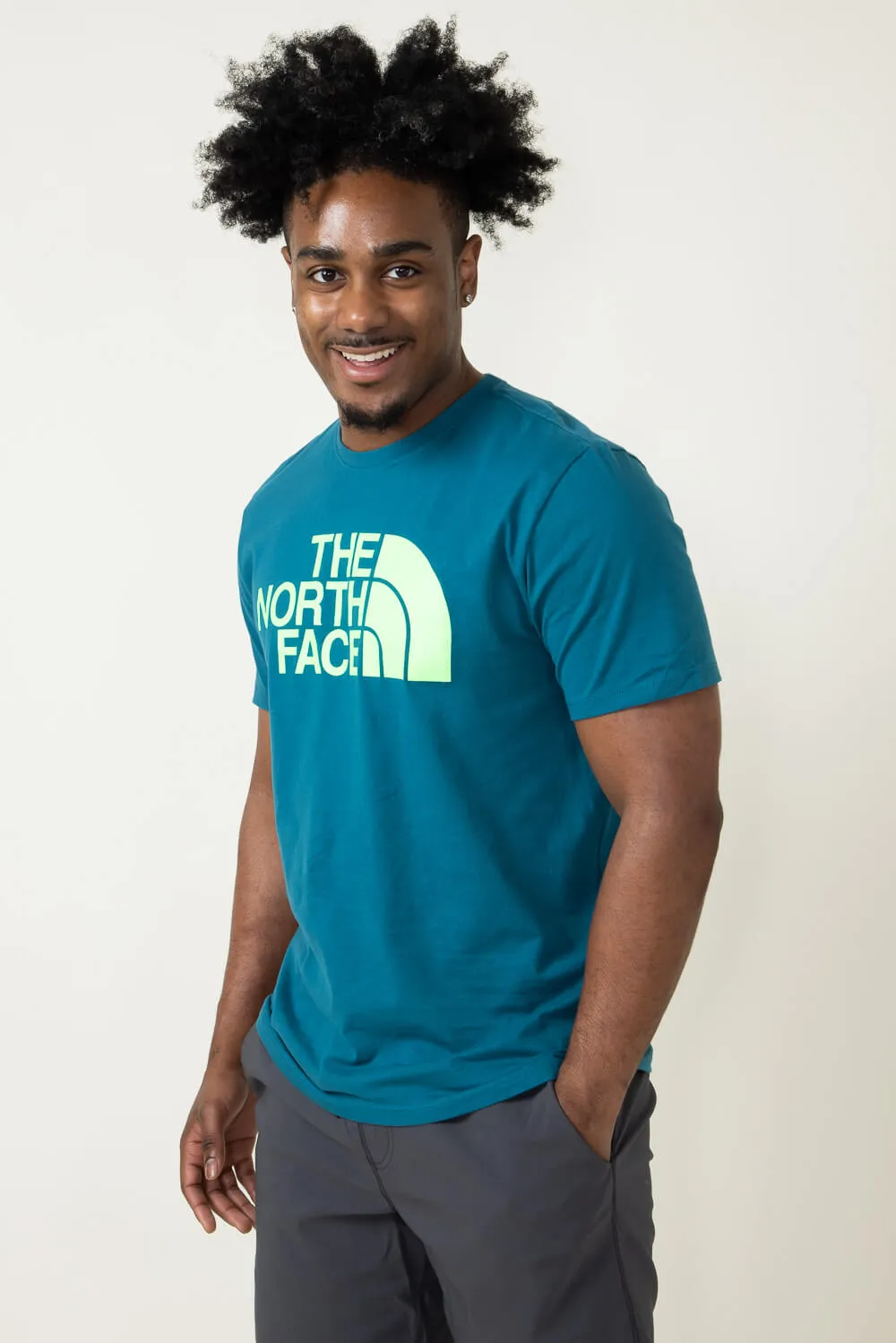 The North Face Half Dome T-Shirt for Men in Blue Moss | NF0A812M-O0X sold by Glik’s product image thumbnail 3