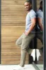 Copper & Oak Elastic File Tech Jogger Pants for Men in Mushroom Green | K4S4164-MUSHROOM sold by Glik’s