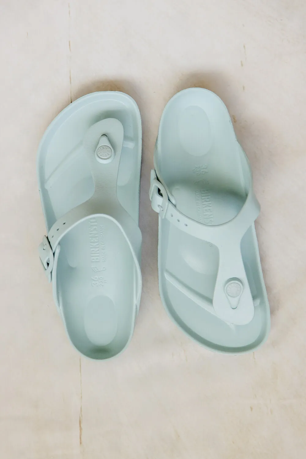 Birkenstock Gizeh EVA Sandals for Women in Surf Green | 1027400 sold by Glik’s