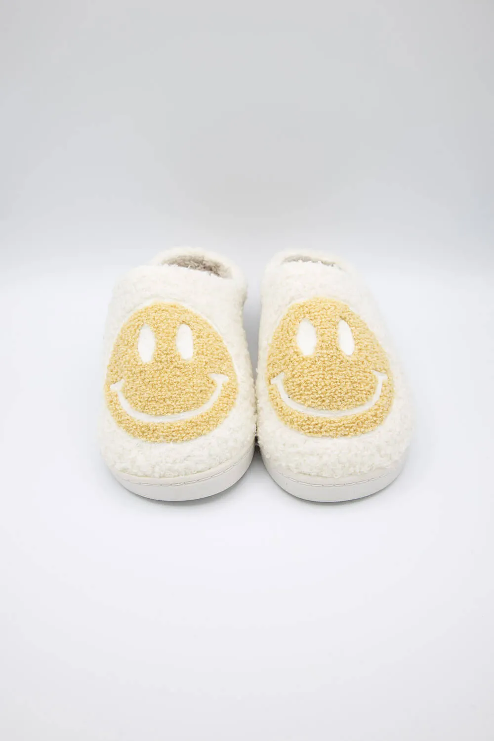 MIA Smiley Face Slippers for Women in Oatmeal/White | GS1412401-OATMEAL sold by Glik’s product image thumbnail 3