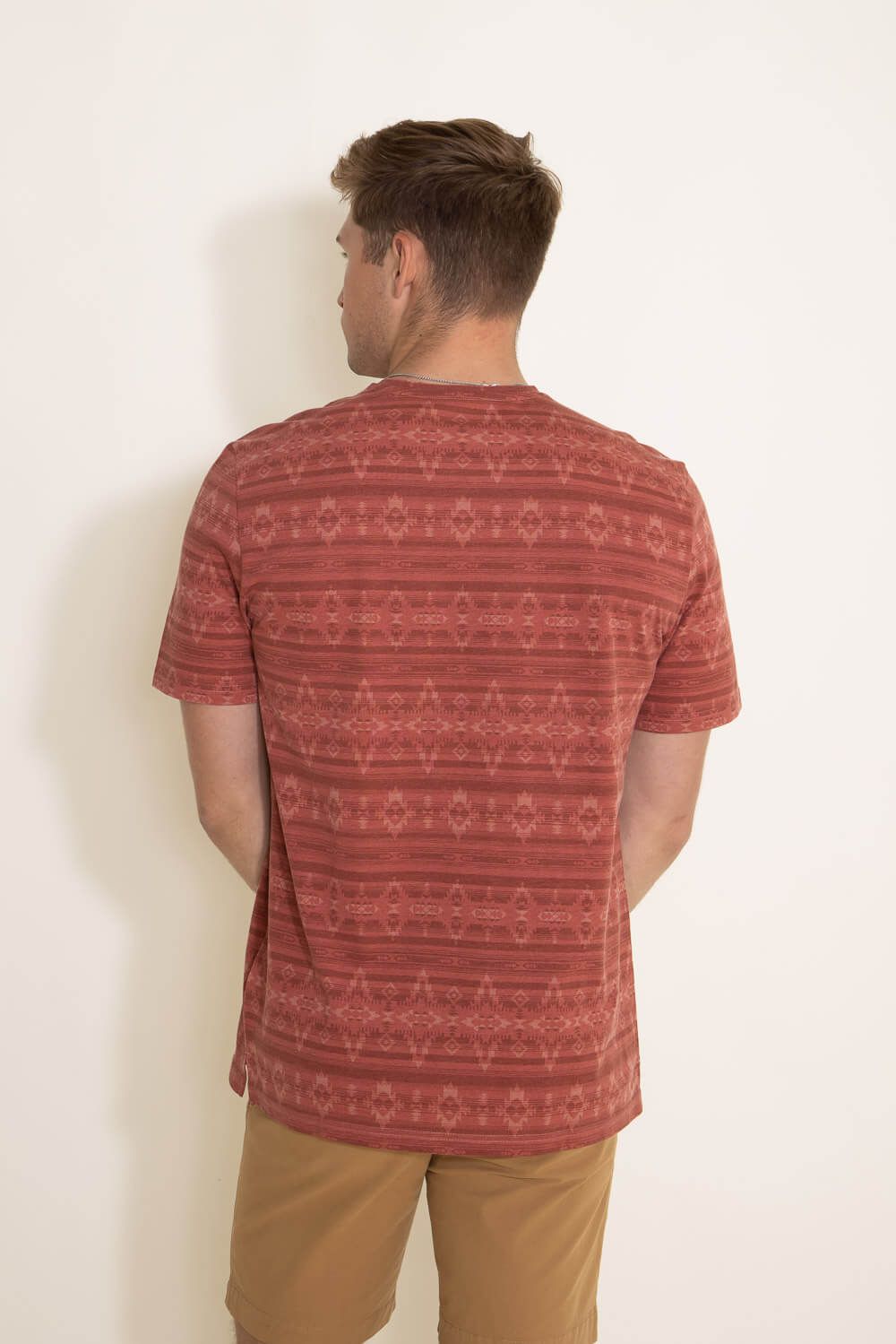 Weatherproof Vintage Knit V-Neck T-Shirt for Men in Red | S2330351GK-REDOCHRE sold by Glik’s product image thumbnail 2