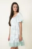 Floral Border Print Mini Dress for Women in Sage Multi | TB8124-BGL-SAGEMULTI sold by Glik’s