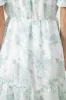 Floral Border Print Mini Dress for Women in Sage Multi | TB8124-BGL-SAGEMULTI sold by Glik’s