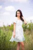 Floral Border Print Mini Dress for Women in Sage Multi | TB8124-BGL-SAGEMULTI sold by Glik’s