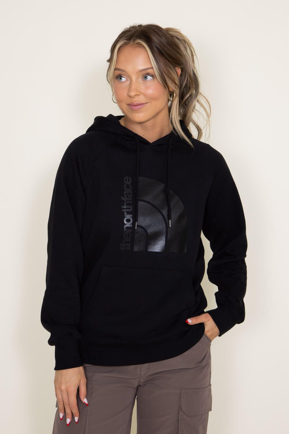The North Face Jumbo Half Dome Hoodie for Women in Black | NF0A81U7-OBV sold by Glik’s product image thumbnail 4