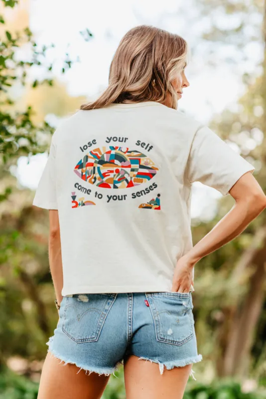 Patagonia Women’s Lose It Easy-Cut Responsibili-Tee in White | 37747-BCW sold by Glik’s