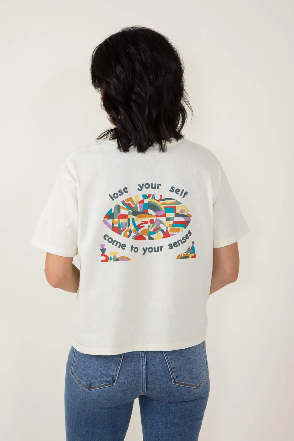 Patagonia Women’s Lose It Easy-Cut Responsibili-Tee in White | 37747-BCW sold by Glik’s product image thumbnail 4