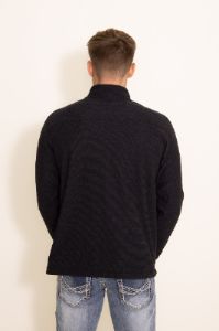 The North Face Textured Cap Rock Quarter Zip for Men in Black | NF0A3YR1-JK3 BLACK sold by Glik’s