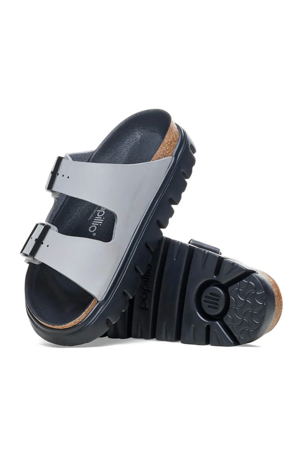 Papillio by Birkenstock Arizona Chunky Birko-Flor Sandals for Women in Stone Coin | 1026879 sold by Glik’s product image thumbnail 4