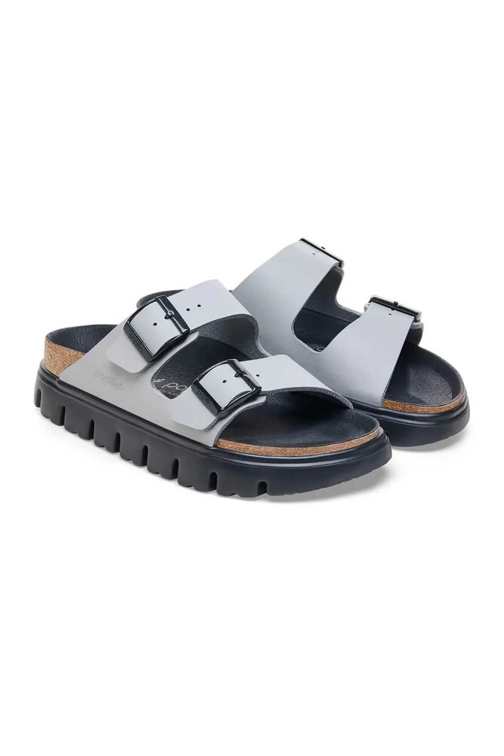 Papillio by Birkenstock Arizona Chunky Birko-Flor Sandals for Women in Stone Coin | 1026879 sold by Glik’s product image thumbnail 3