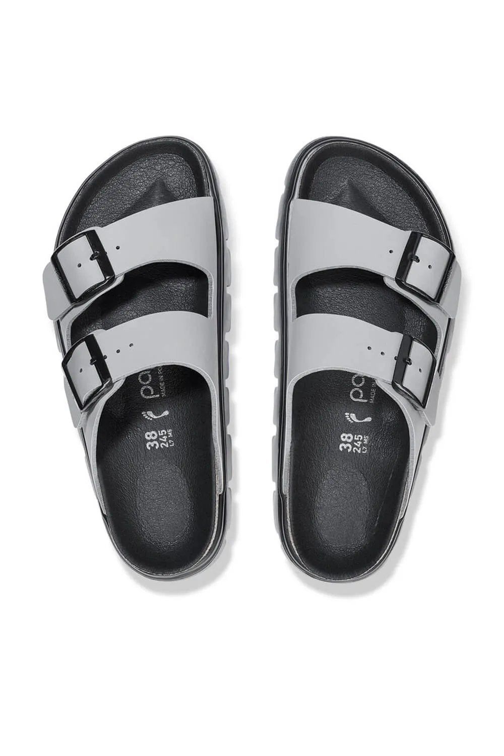 Papillio by Birkenstock Arizona Chunky Birko-Flor Sandals for Women in Stone Coin | 1026879 sold by Glik’s product image thumbnail 5