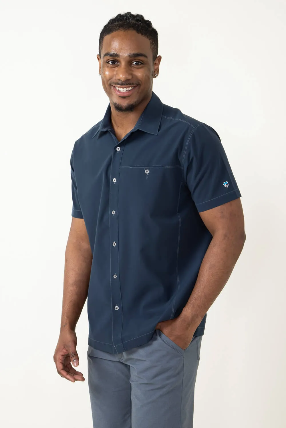 Kuhl Renegade Shirt for Men in Pirate Blue | 3069-PB sold by Glik’s product image thumbnail 3