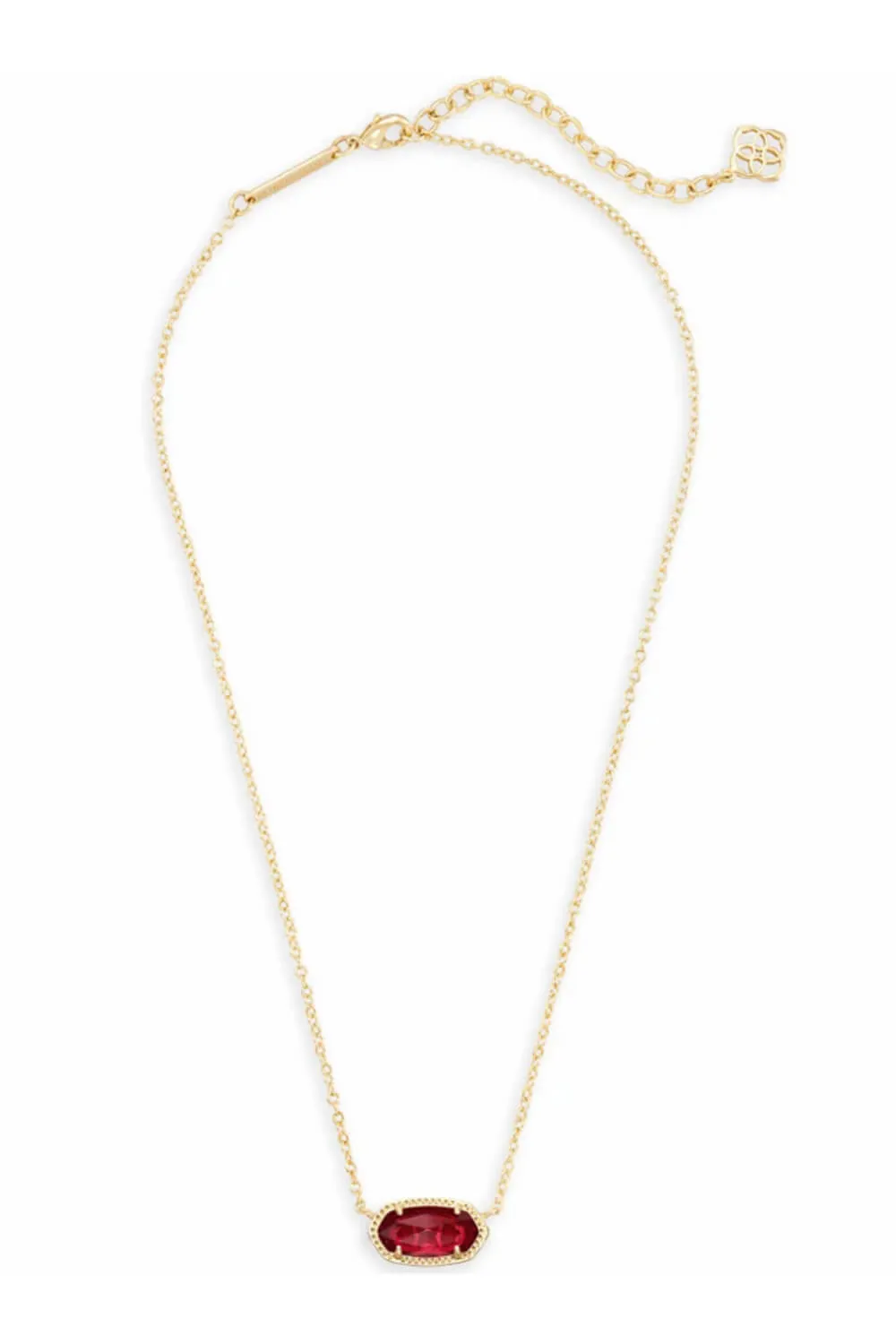 Kendra Scott Elisa Gold Pendant Necklace in Clear Berry | 4217714614 sold by Glik’s product image thumbnail 2