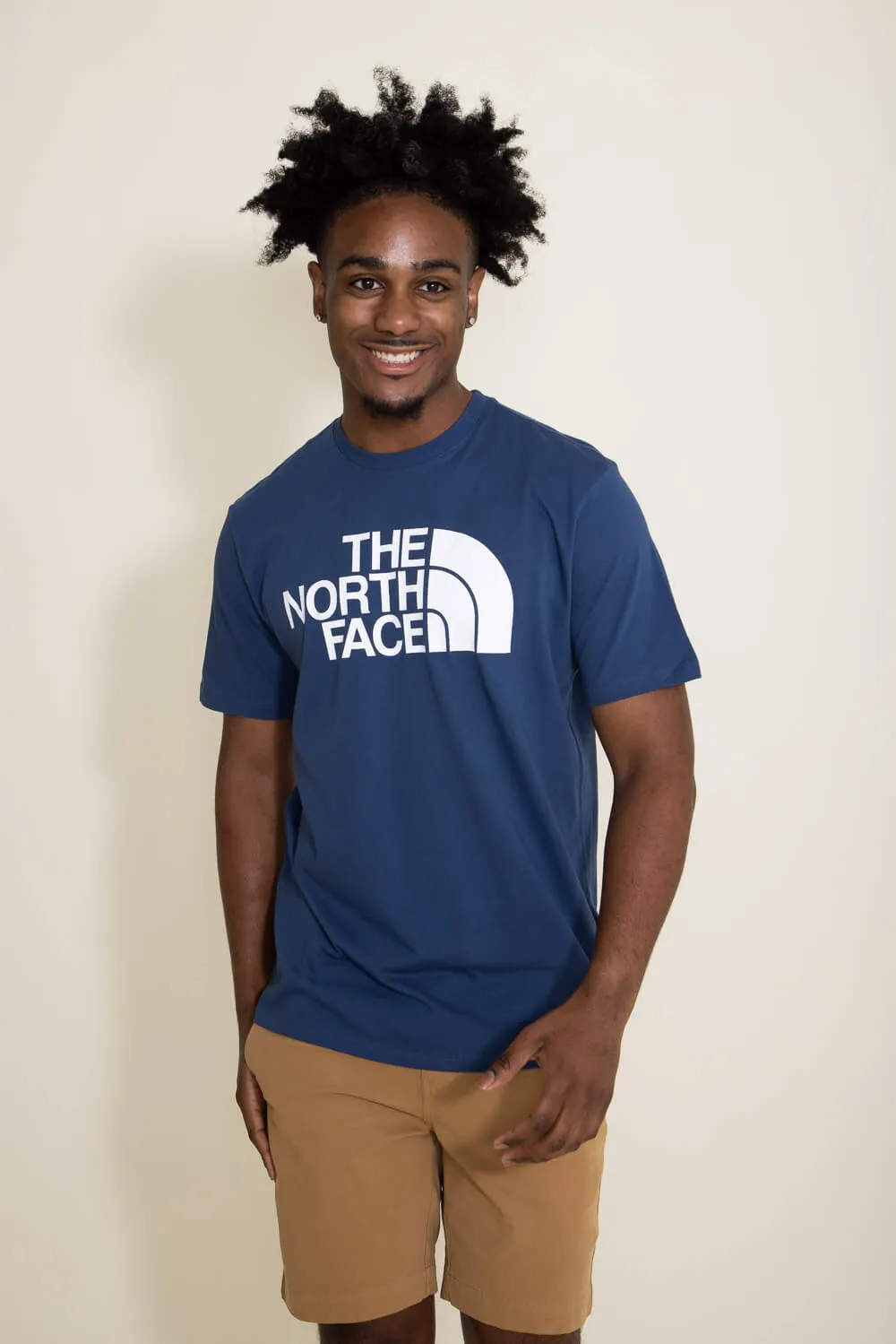 The North Face Half Dome T-Shirt for Men in Shady Blue | NF0A812M-VJY sold by Glik’s