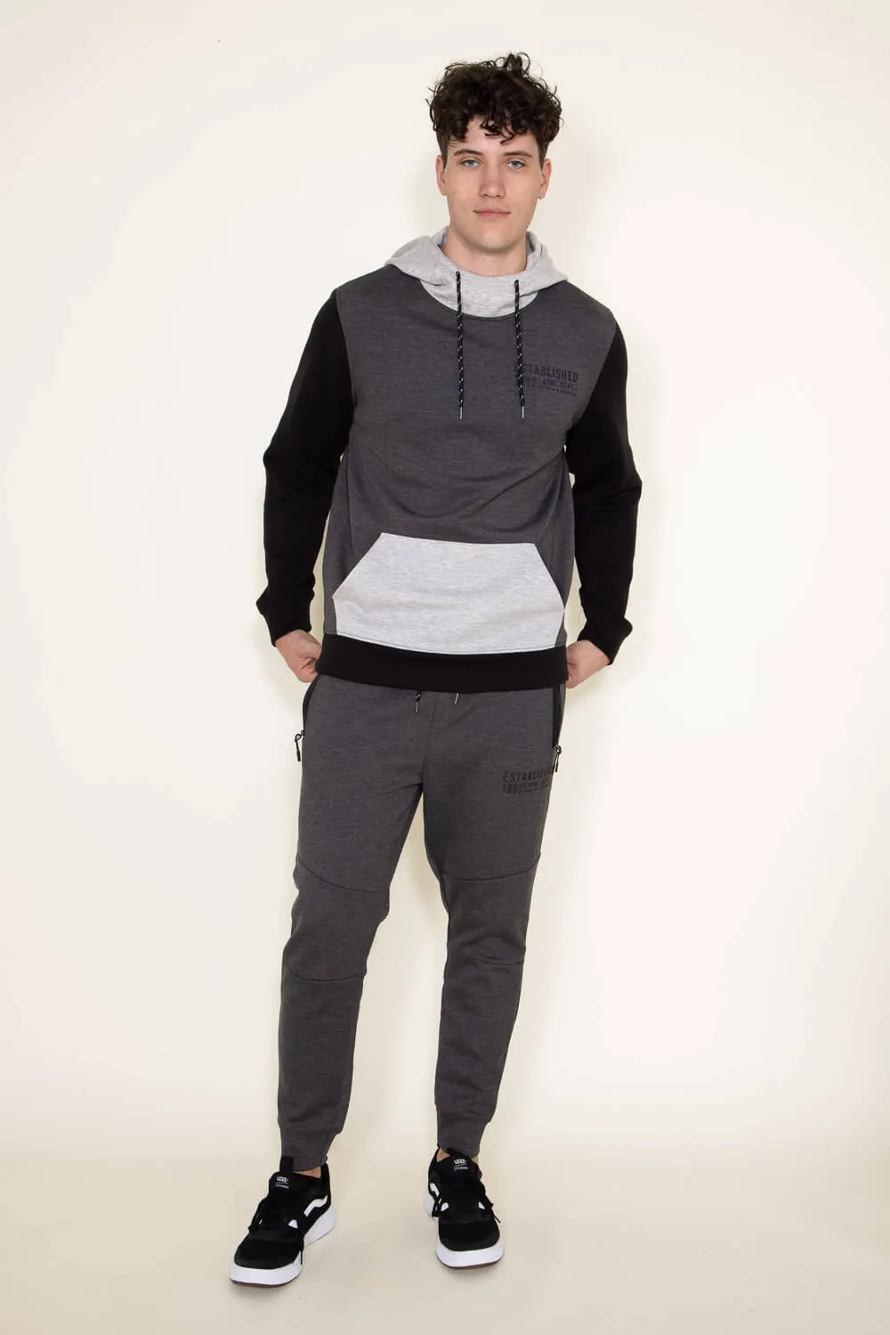 1897 Active Colorblock InterTech Hoodie for Men in Charcoal Heather | CHMG111F-CHH sold by Glik’s product image thumbnail 5
