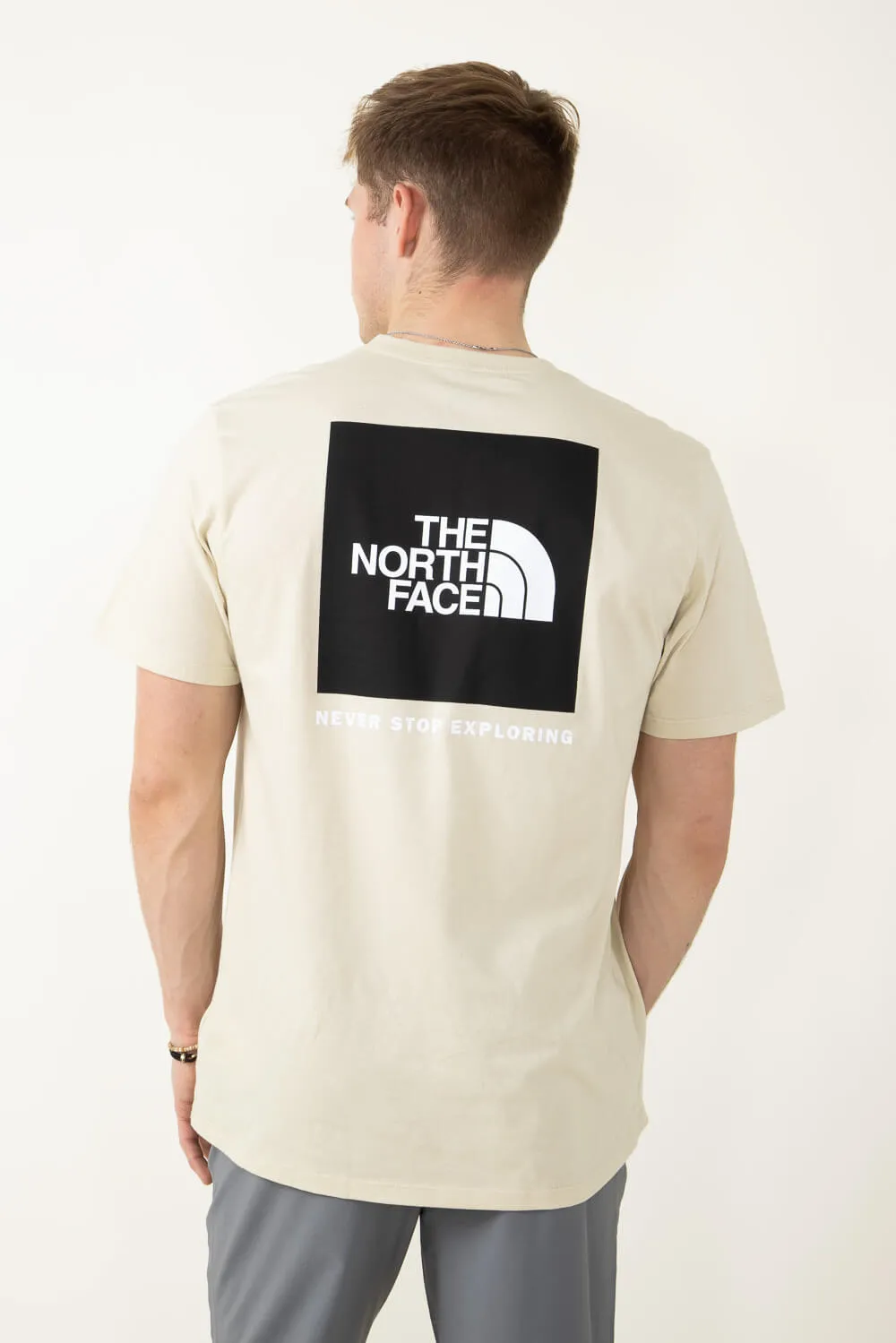The North Face Box NSE T-Shirt for Men in Light Brown | NF0A812H-4D5 sold by Glik’s
