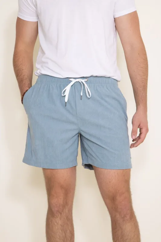Simply Southern Corduroy Shorts for Men in Dusty Blue | PP-0123-MN-CORDSHORT-DUSTY sold by Glik’s