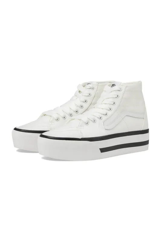 Vans Sk8 Hi Tapered Stackform Sneakers for Women in White | VN000CN5YB2 sold by Glik’s
