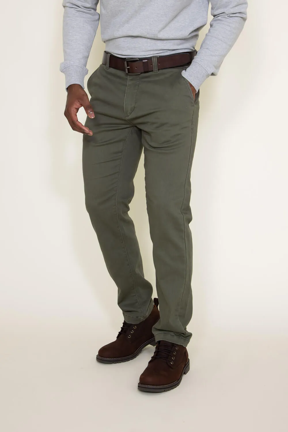 Union Lounge Chino Pants for Men in Military | H3544Y2-MILITARY sold by Glik’s product image thumbnail 4