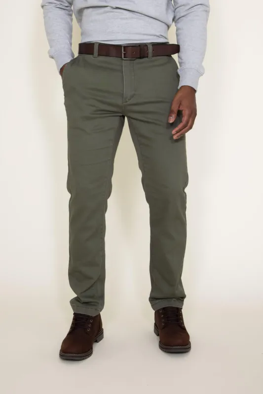 Union Lounge Chino Pants for Men in Military | H3544Y2-MILITARY sold by Glik’s