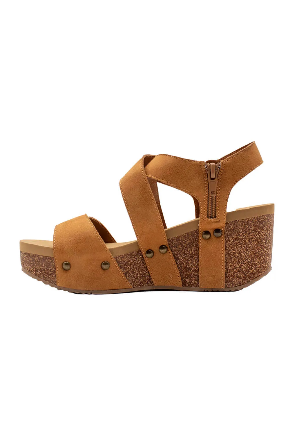 Volatile Sunkissed Wedge Sandals for Women in Tan | PV1014-TAN sold by Glik’s product image thumbnail 3