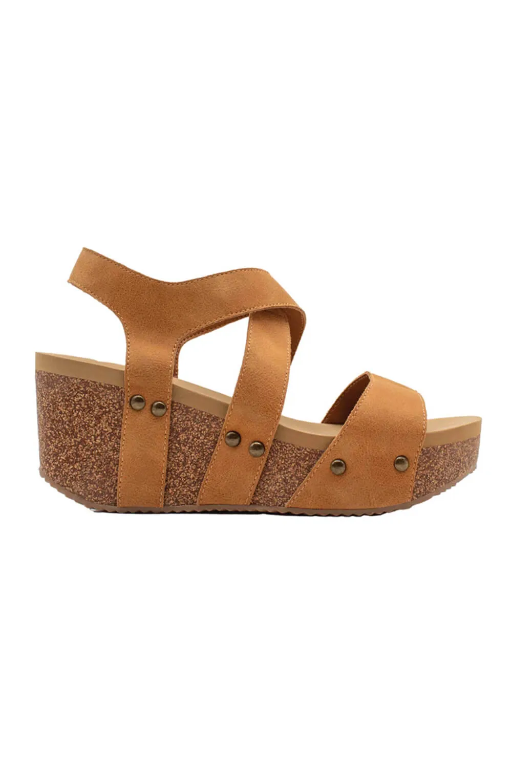 Volatile Sunkissed Wedge Sandals for Women in Tan | PV1014-TAN sold by Glik’s product image thumbnail 2