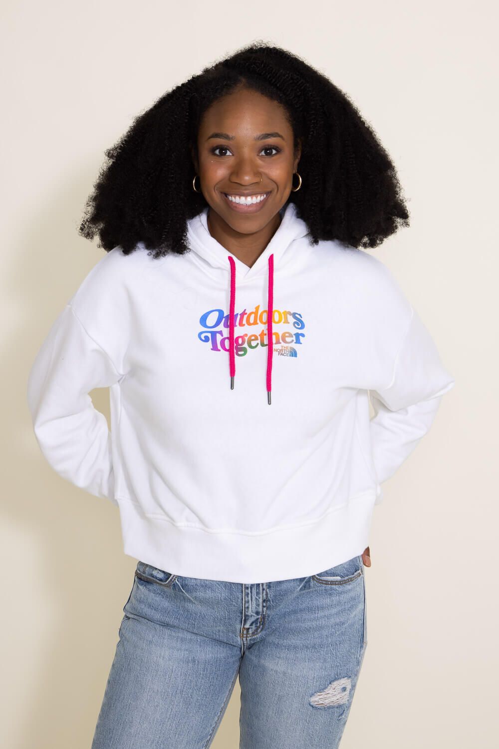 The North Face Pride Hoodie for Women in White | NF0A81UD-A69 sold by Glik’s product image thumbnail 2