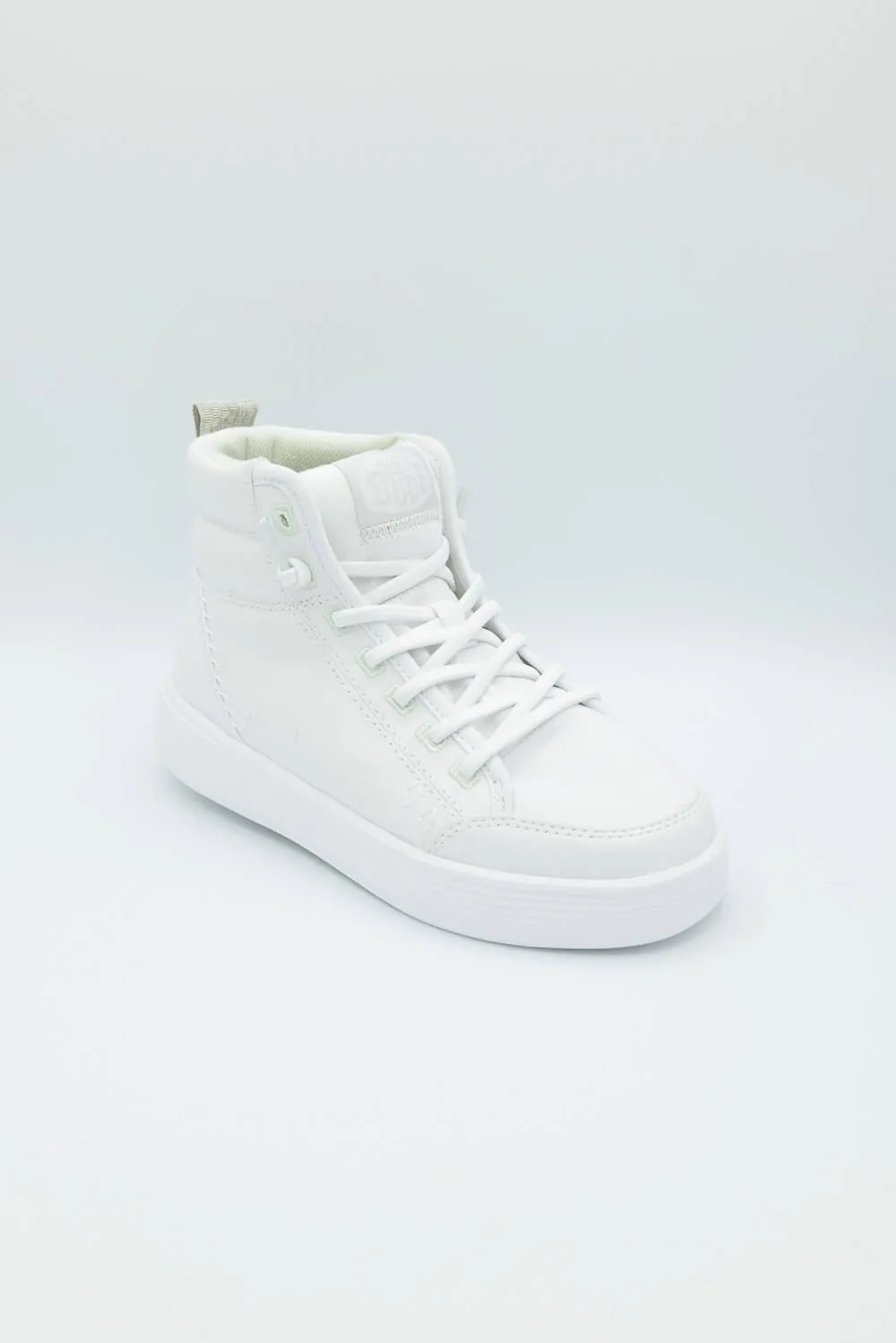 HEYDUDE Women’s Cody Hi Canvas Sneakers in White | 41971-100 sold by Glik’s