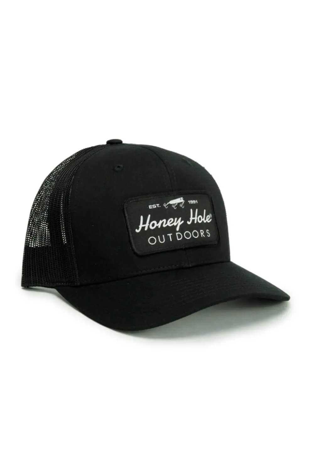 Honey Hole OG Rec Trucker Hat for Men in Black | SB-OGR-B sold by Glik’s
