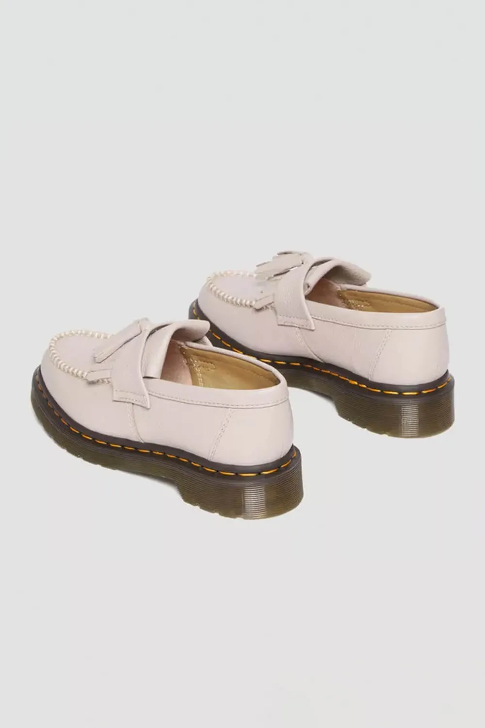 Dr. Martens Adrian Virginia Leather Tassel Loafers for Women in Taupe | 31245348 sold by Glik’s product image thumbnail 4