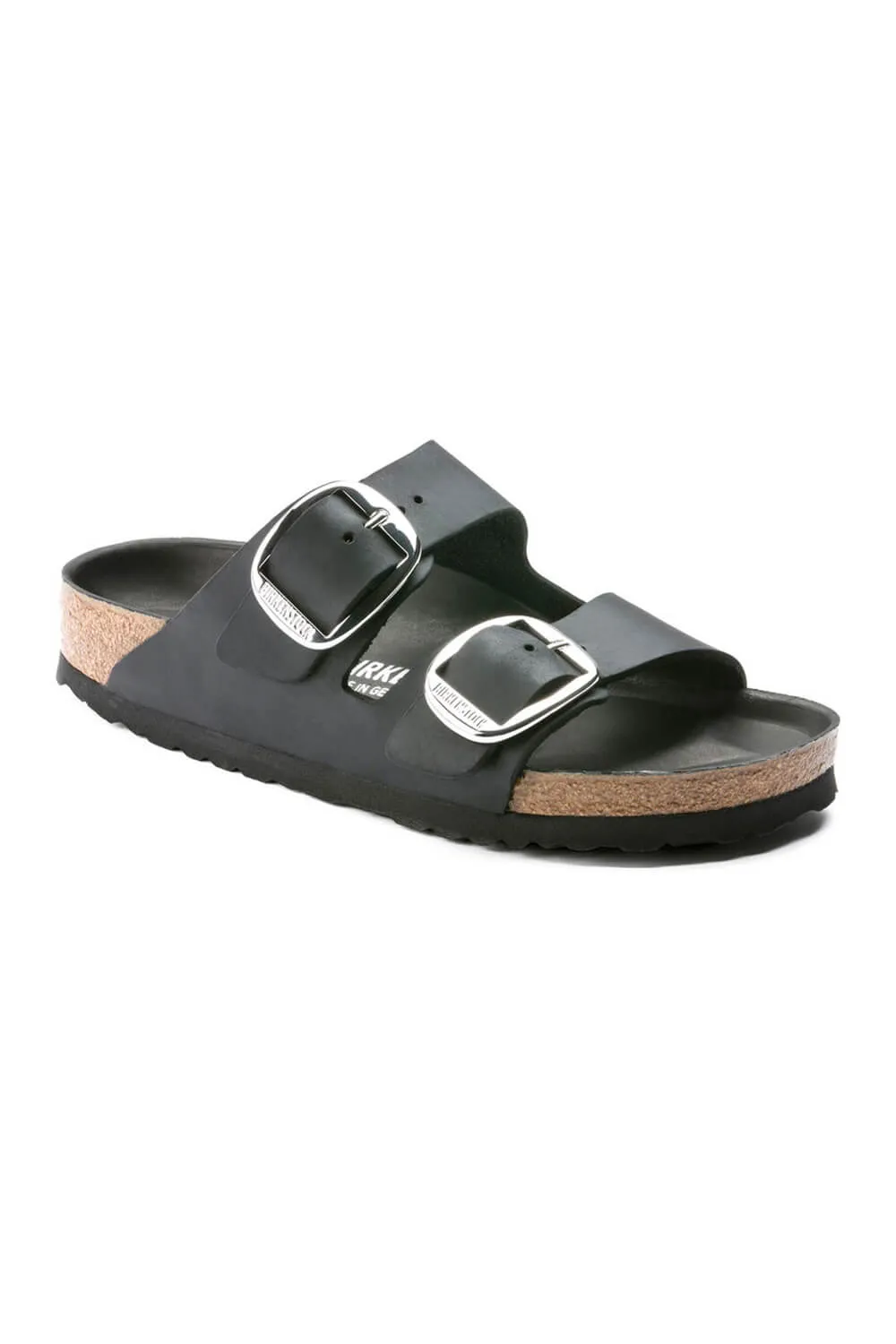 Birkenstock Arizona Big Buckle Oiled Leather Sandals for Women in Black | 1011074 sold by Glik’s product image thumbnail 2