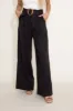 Mustard Seed Belted Wide Leg Beach Pants for Women in Black | S21335-BLACK sold by Glik’s