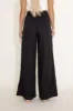 Mustard Seed Belted Wide Leg Beach Pants for Women in Black | S21335-BLACK sold by Glik’s