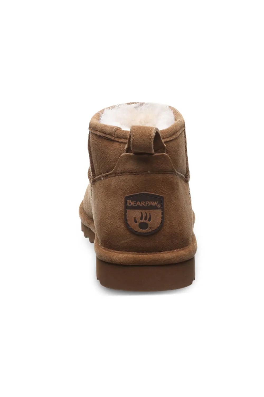 Bearpaw Super Shorty Ankle Booties for Women in Hickory Brown | 2860W-220 HICKORY sold by Glik’s product image thumbnail 4