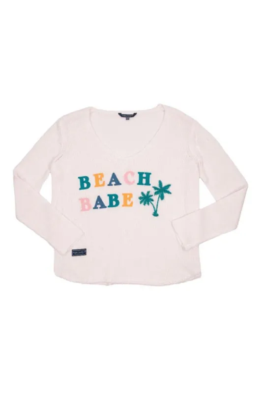 Simply Southern Everyday Babe Sweater for Women in White | PP-0123-EVERYDAY-SWTR-BABE sold by Glik’s
