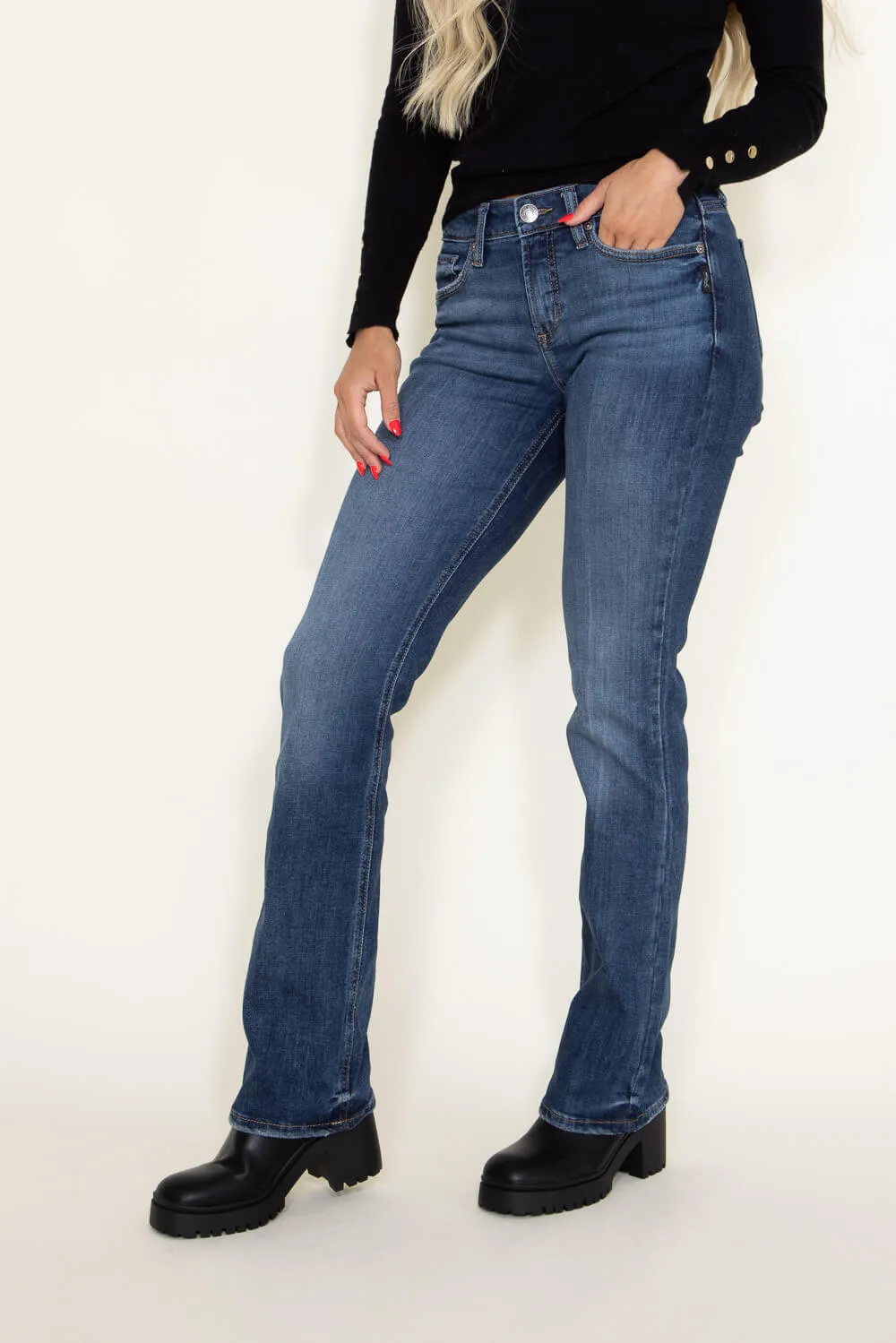 Silver Jeans Suki Slim Bootcut Jeans for Women | L93616EAE333 sold by Glik’s