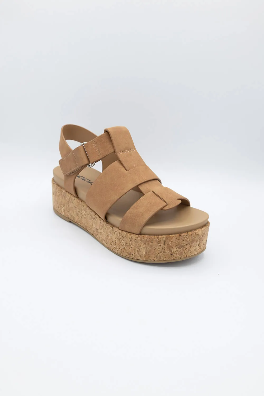 Soda Amenda Fisherman Platform Sandals for Women in Brown | AMENDA-S COFFEE sold by Glik’s product image thumbnail 2