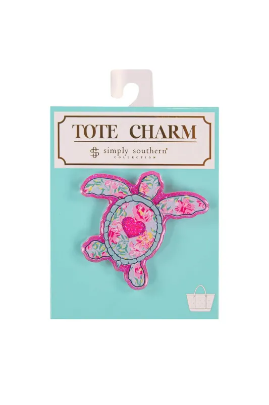 Simply Southern Turtle Tote Charm in Pink | PP-0123-TOTECHARM-TURTLE sold by Glik’s